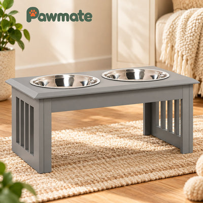 Raised Dog Bowls with Stand