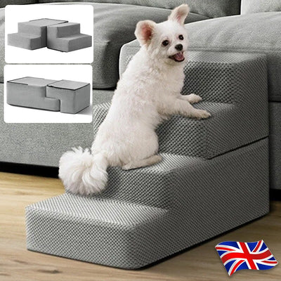 Foam Pet Stairs – Grey