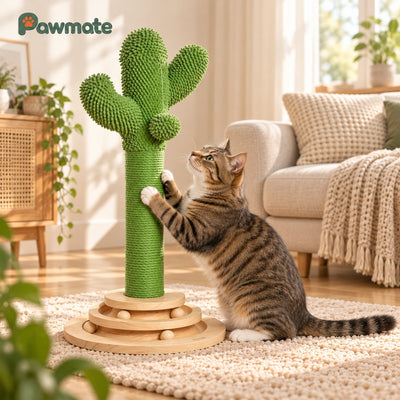 Cactus Cat Tree with Scratching Post