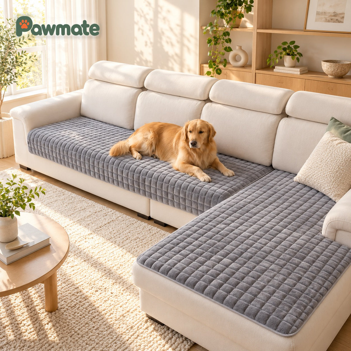 Pawmate® Cosy Non-slip Pet Sofa Cover