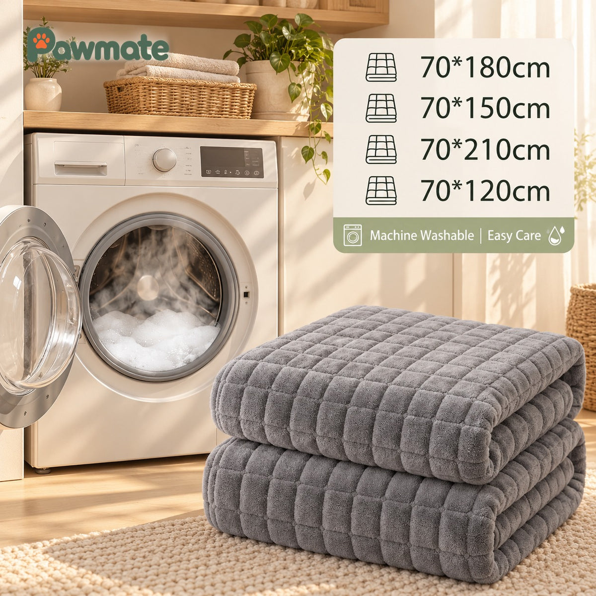 Pawmate® Cosy Non-slip Pet Sofa Cover
